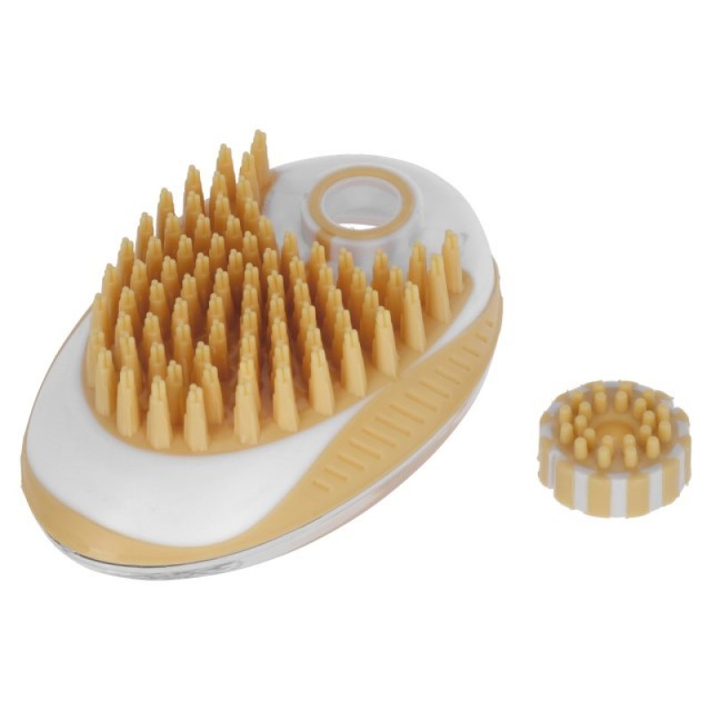 KERBL MagicBrush Bath Brush for Dogs and Cats with 100 ml Container - 11.5x7.5 cm KERBL MagicBrush Bath Brush for Dogs and Cats with 100 ml Container - 11.5x7.5 cm