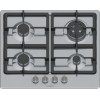Bosch Serie 4 PGH6B5K90 hob Stainless steel Built-in 58 cm Gas 4 zone(s)