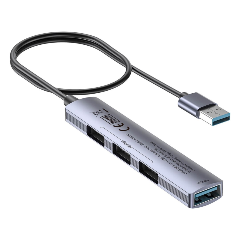 UNITEK COMPACT USB-A HUB 3X USB 2.0 + 3.0 5GBPS