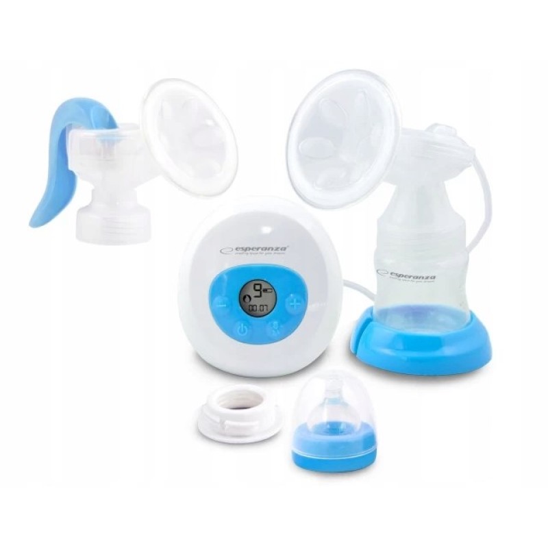 Esperanza ECM003B Electric / Manual 2-in-1 breast pump Blue 150 ml Esperanza ECM003B Electric / Manual 2-in-1 breast pump Blue 150 ml