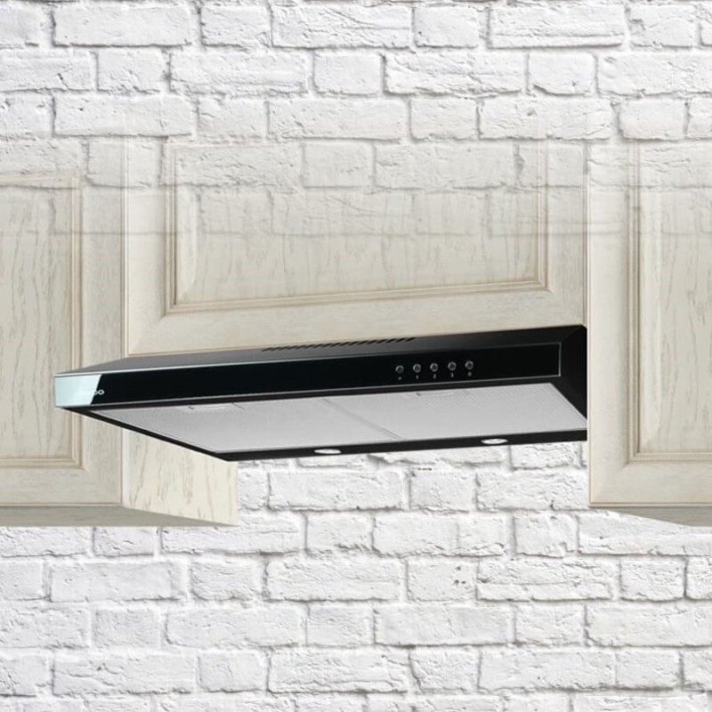 Hood AKPO WK-7 K50 BLACK - BLACK GLASS Hood AKPO WK-7 K50 BLACK - BLACK GLASS