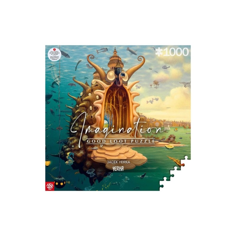 Imagination Puzzle: Jacek Yerka Port / Harbor 1000 elements Imagination Puzzle: Jacek Yerka Port / Harbor 1000 elements