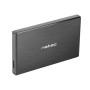 NATEC RHINO GO enclosure USB 3.0 for 2.5'' SATA HDD/SSD, black Aluminum