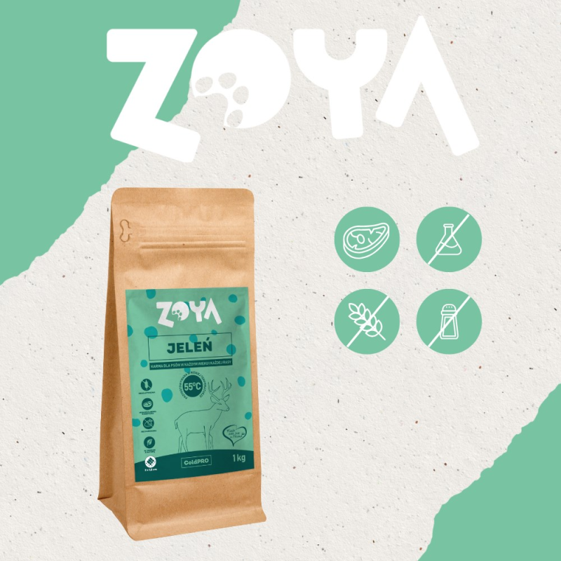 ZOYA ColdPRO Deer - dry dog food - 1kg
