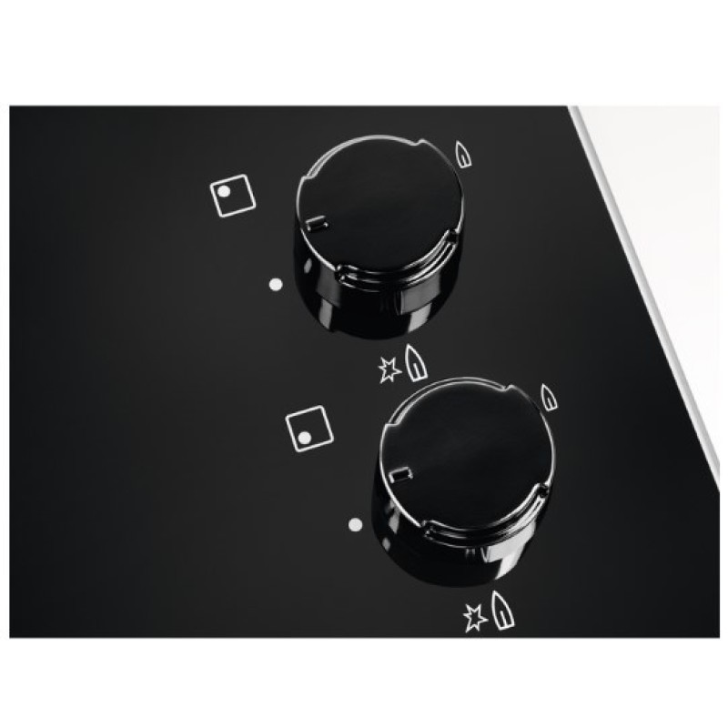 Electrolux EGG6407K Black Built-in 59 cm Gas 4 zone(s) Electrolux EGG6407K Black Built-in 59 cm Gas 4 zone(s)