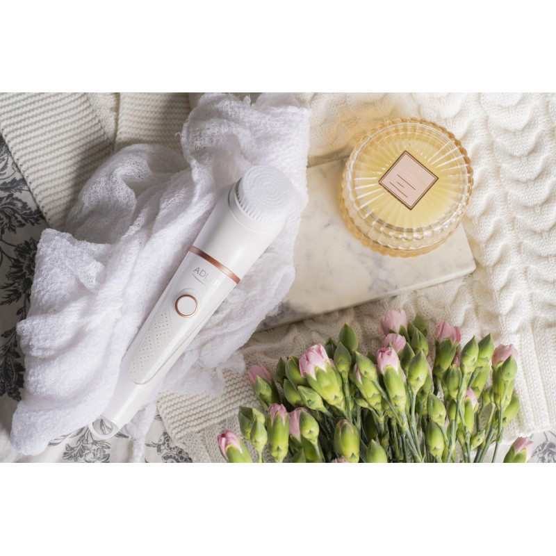 Adler AD 2178 facial cleansing brush Vibrating & rotating brush White Battery Adler AD 2178 facial cleansing brush Vibrating & rotating brush White Battery