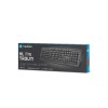 NATEC KEYBOARD TROUT SLIM USB, US LAYOUT, BLACK