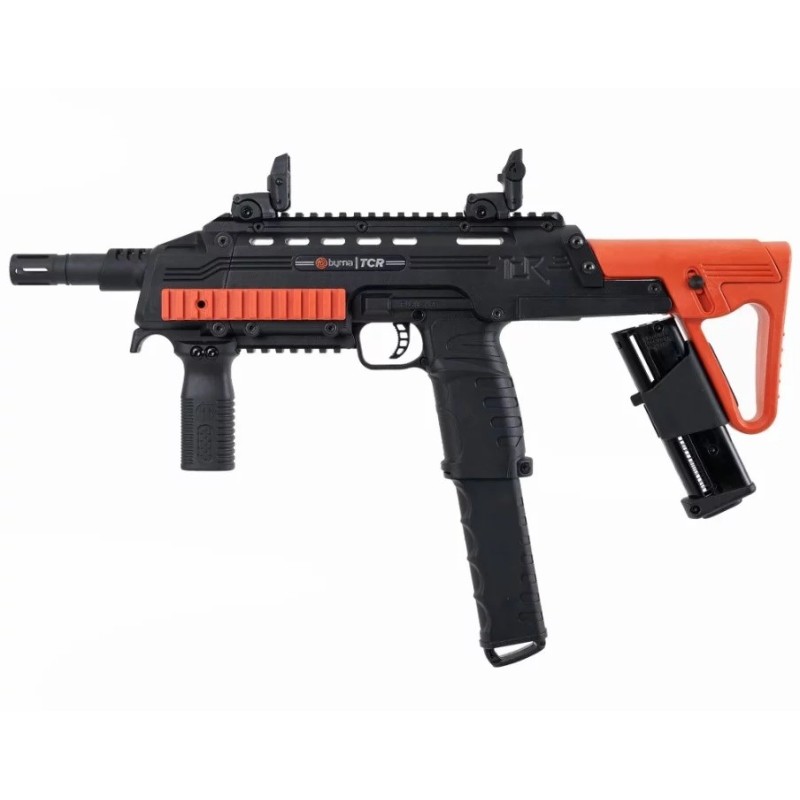 Rifle for rubber and pepper bullets BYRNA TCR PRO cal.68 CO2 12 g Black (TK68402-ORN) Rifle for rubber and pepper bullets BYRNA TCR PRO cal.68 CO2 12 g Black (TK68402-ORN)
