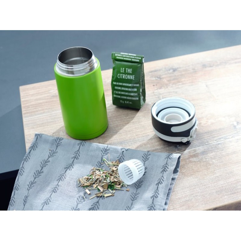 Leifheit 03249 travel mug 350 ml Black, Green Stainless steel Leifheit 03249 travel mug 350 ml Black, Green Stainless steel