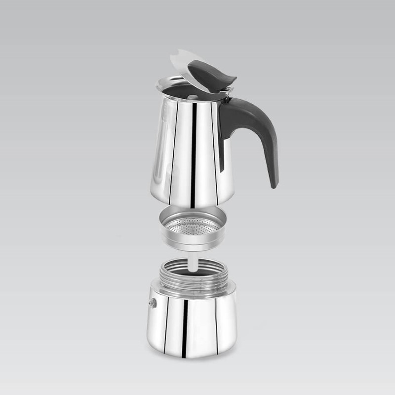 Maestro 4 cup coffee machine MR-1660-4 silver Maestro 4 cup coffee machine MR-1660-4 silver