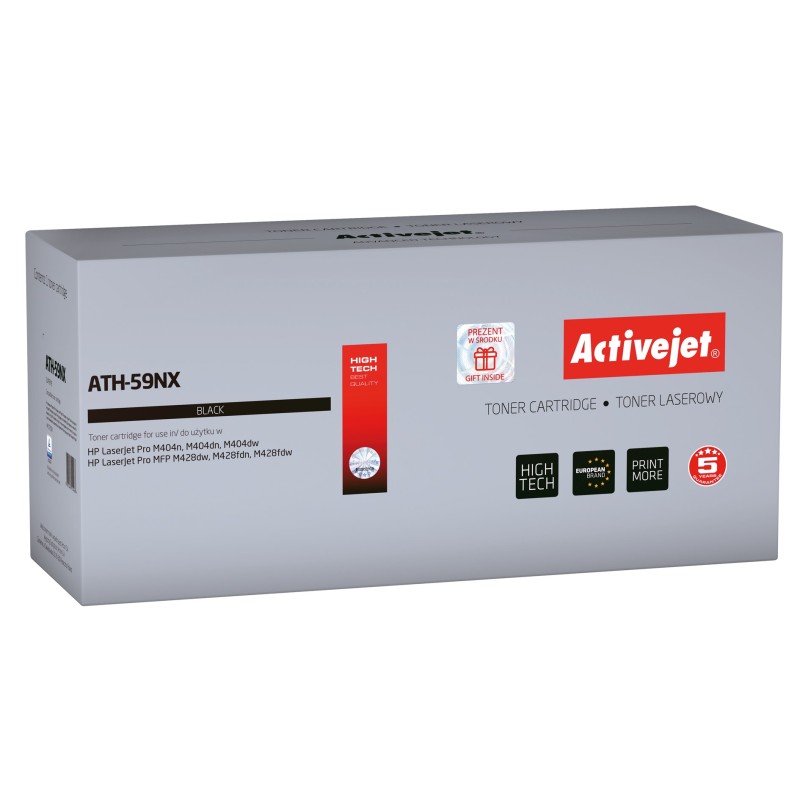 Activejet ATH 59NX Toner (replacement HP 59X CF259X; Supreme; 10,000 pages; black) With chip