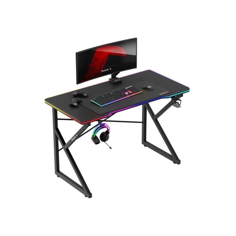 Huzaro Hero 1.7 RGB Black - gaming table Huzaro Hero 1.7 RGB Black - gaming table