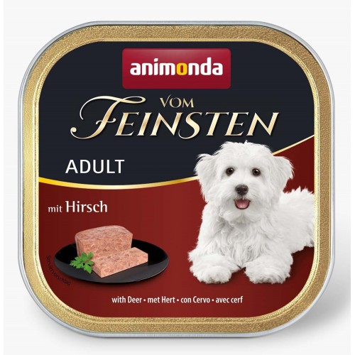 ANIMONDA Vom Feinsten Adult Deer - wet dog food - 150g ANIMONDA Vom Feinsten Adult Deer - wet dog food - 150g