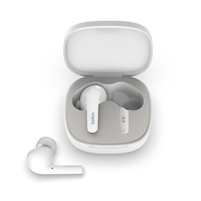 Belkin SOUNDFORM Flow Headset Wireless In-ear Calls/Music USB Type-C Bluetooth White Belkin SOUNDFORM Flow Headset Wireless In-ear Calls/Music USB Type-C Bluetooth White