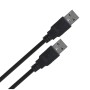 Lanberg CA-USBA-20CU-0010-BK USB cable 1m 2.0 USB A Black