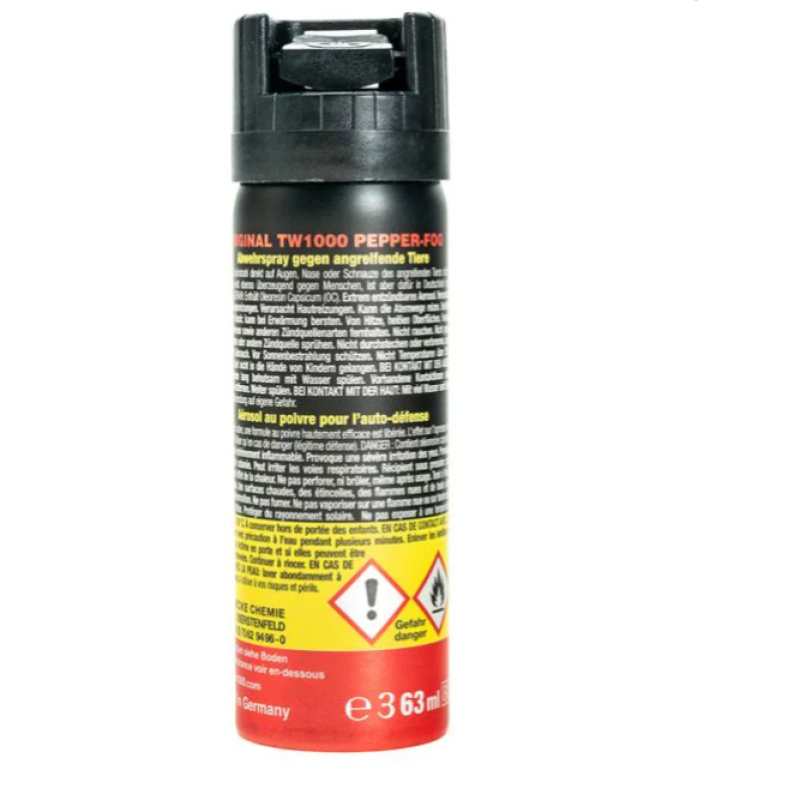 Pepper spray TW 1000 PEPPER-FOG 63 ml - cone/cloud Pepper spray TW 1000 PEPPER-FOG 63 ml - cone/cloud