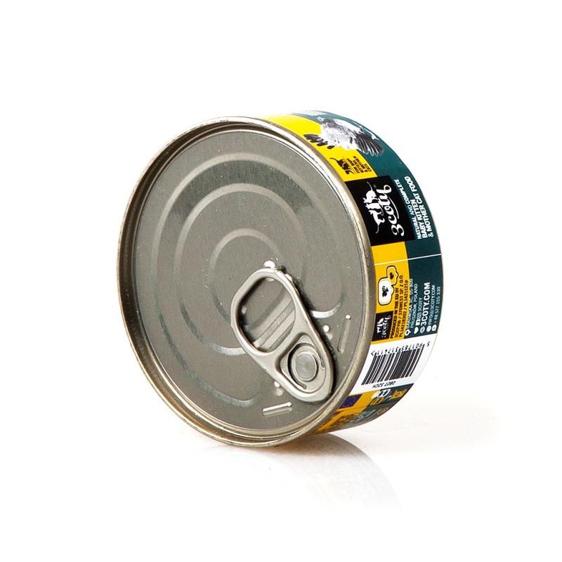 3COTY Chicken with spirulina For kittens and nursing cats - wet cat food - 80g 3COTY Chicken with spirulina For kittens and nursing cats - wet cat food - 80g