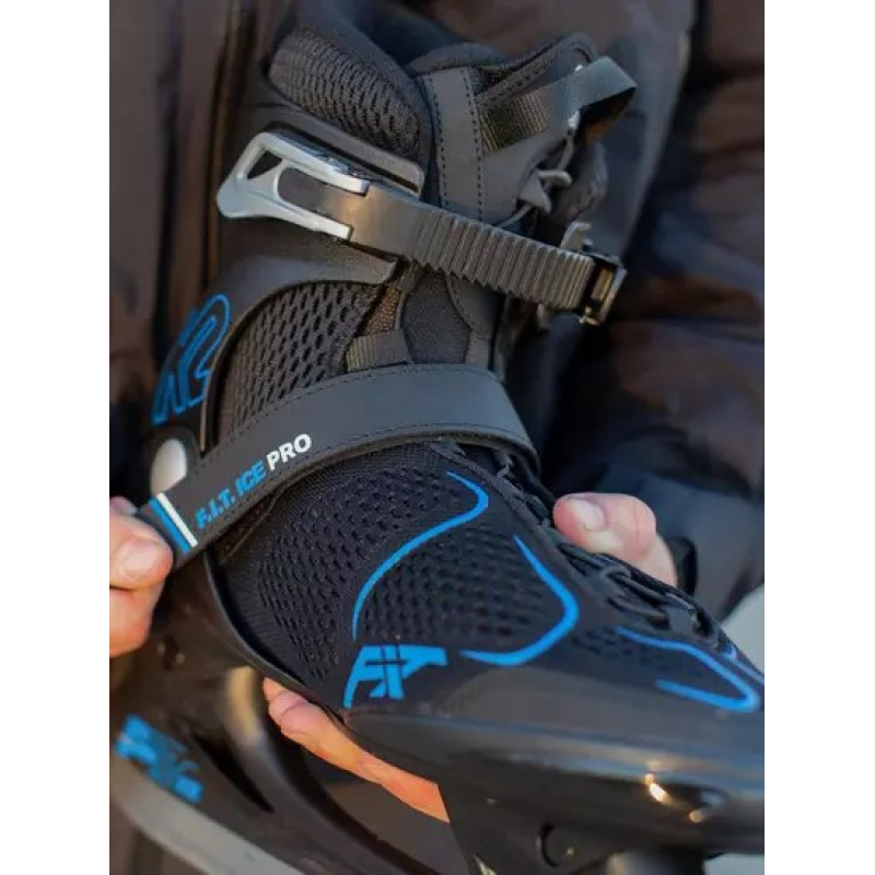 Łyżwy męskie K2 F.I.T. ICE PRO black/blue 40.5 Łyżwy męskie K2 F.I.T. ICE PRO black/blue 40.5