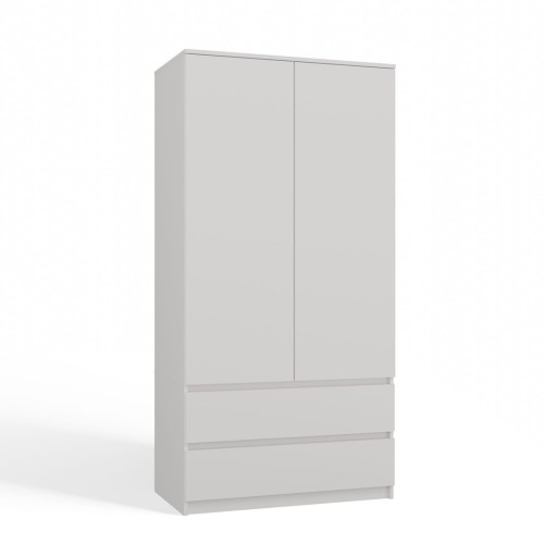 Topeshop SZAFA MALWA B bedroom wardrobe/closet 5 shelves 2 door(s) White