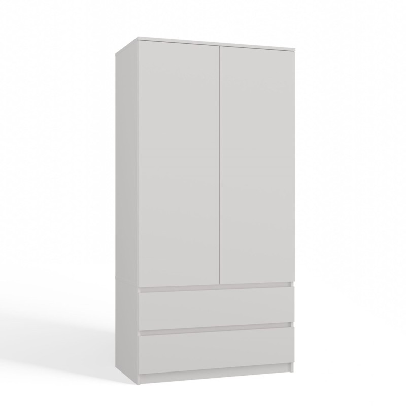 Topeshop SZAFA MALWA B bedroom wardrobe/closet 5 shelves 2 door(s) White