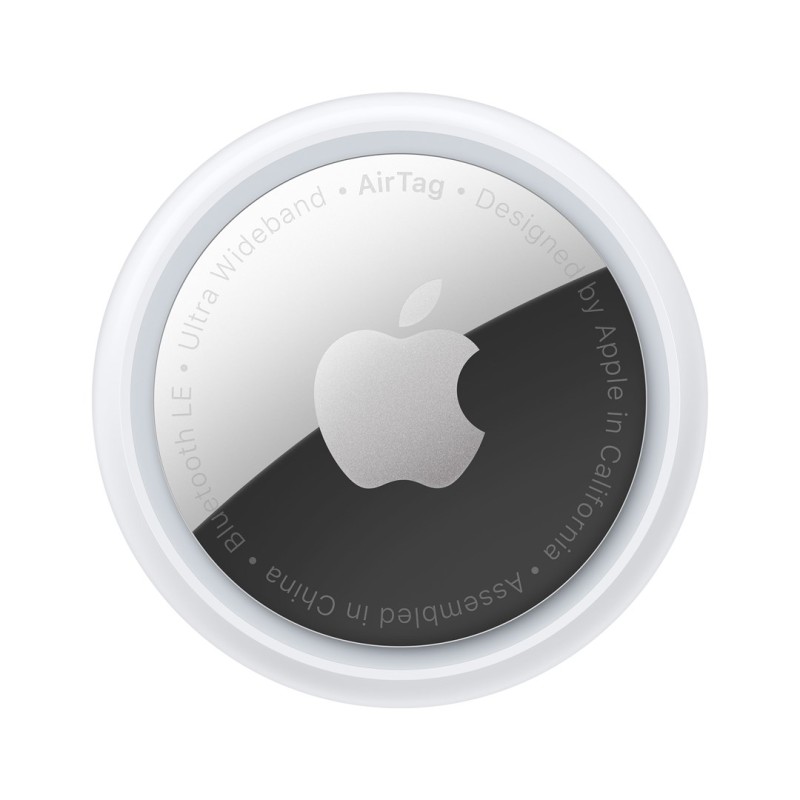Apple AirTag Item Finder Silver, White Apple AirTag Item Finder Silver, White