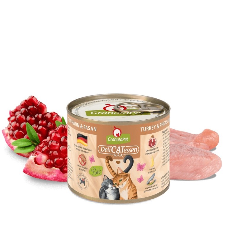 GRANATAPET DeliCATessen Turkey and pheasant - wet cat food - 200g GRANATAPET DeliCATessen Turkey and pheasant - wet cat food - 200g