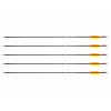 Poe Lang 28’ fibreglass arrows - set of 5 (D-055-B3)