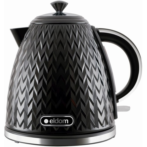ELDOM NELA kettle, 1.7 l capacity, 2000 W power, black