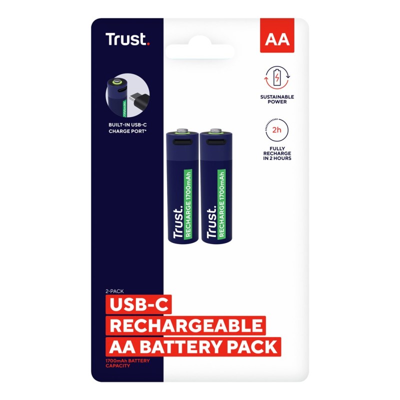 Trust 25584 household battery Rechargeable battery AA Trust 25584 household battery Rechargeable battery AA