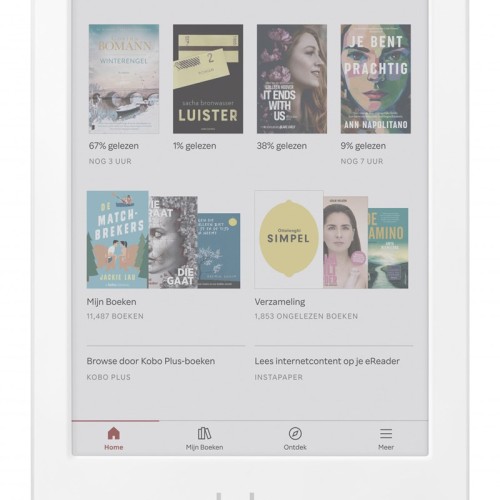 Kobo Clara Colour e-book reader Touchscreen 16 GB Wi-Fi White Kobo Clara Colour e-book reader Touchscreen 16 GB Wi-Fi White