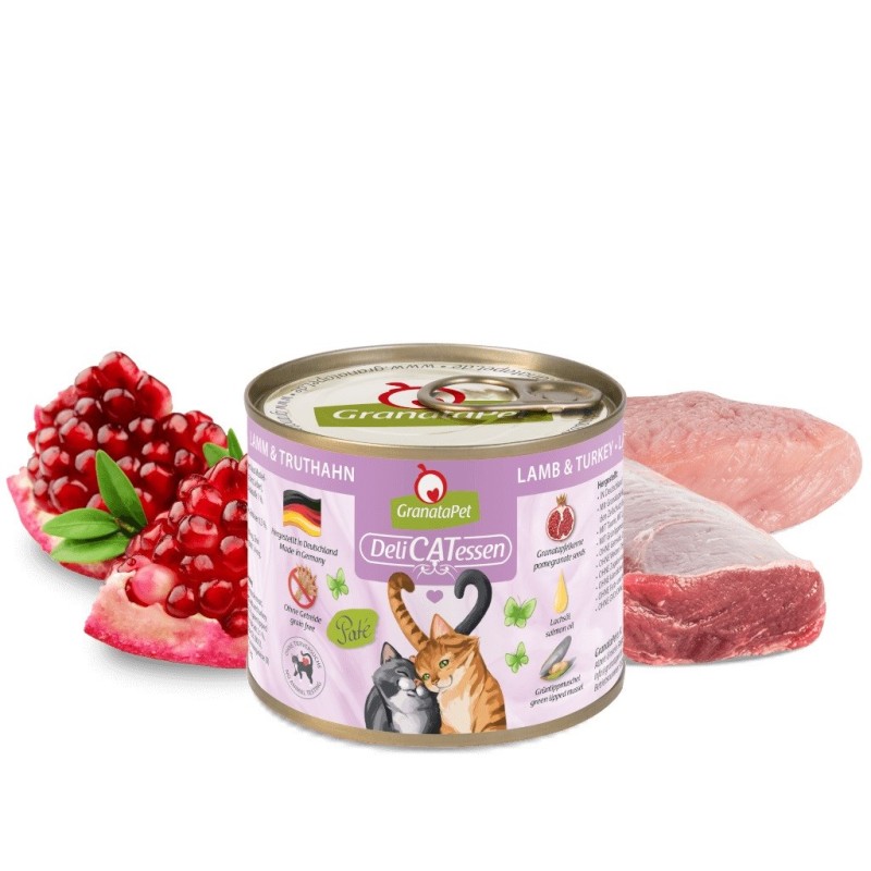 GRANATAPET DeliCATessen Lamb and turkey - wet cat food - 200g GRANATAPET DeliCATessen Lamb and turkey - wet cat food - 200g