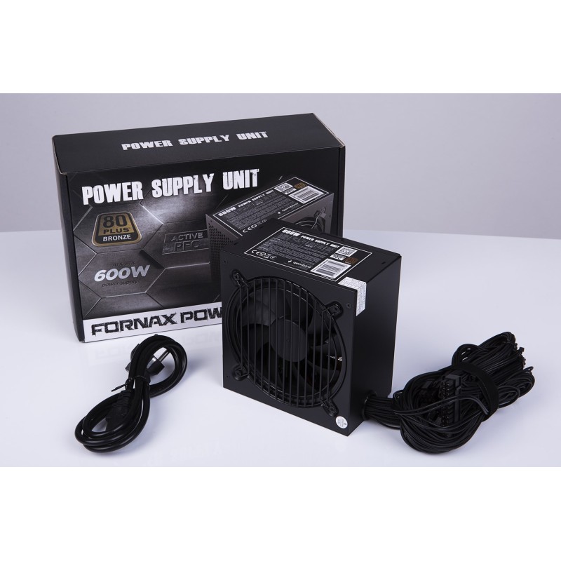 Gembird CCC-PSU80P-BBP-600 power supply unit 600 W 24-pin ATX ATX Black
