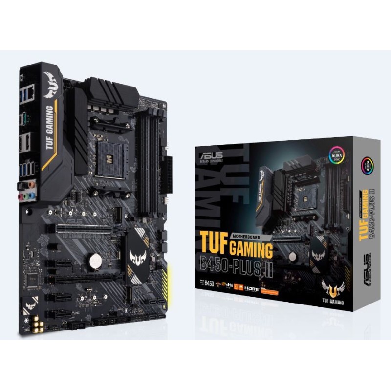 ASUS TUF GAMING B450-PLUS II AMD B450 Socket AM4 ATX ASUS TUF GAMING B450-PLUS II AMD B450 Socket AM4 ATX