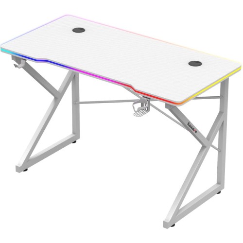 Huzaro Hero 1.7 RGB White - gaming table Huzaro Hero 1.7 RGB White - gaming table