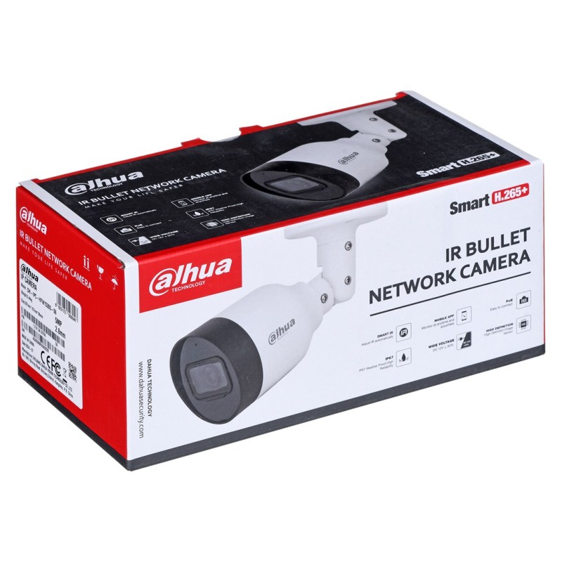 Dahua Technology IPC -HFW1530S-0280B-S6 security camera Bullet IP security camera Indoor & outdoor 2880 x 1620 pixels Ceiling/wall Dahua Technology IPC -HFW1530S-0280B-S6 security camera Bullet IP security camera Indoor & outdoor 2880 x 1620 pixels Ceiling/wall