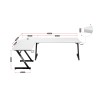 GAMING DESK HUZARO HERO 7.0 WHITE GAMING DESK HUZARO HERO 7.0 WHITE