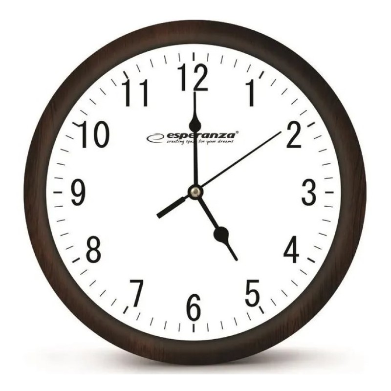 Esperanza Los Angeles Mechanical clock Round Black, White