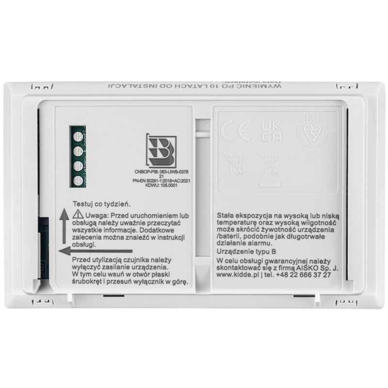 Smoke and carbon monoxide detector K10LLCO KIDDE Smoke and carbon monoxide detector K10LLCO KIDDE