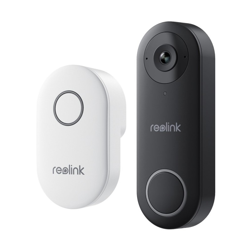 Reolink D340W - 5MP Video Doorbell with Chime, 2.4/5 GHz Wi-Fi, Person Detection, Two-Way Audio, Works with NVRs Reolink D340W - 5MP Video Doorbell with Chime, 2.4/5 GHz Wi-Fi, Person Detection, Two-Way Audio, Works with NVRs