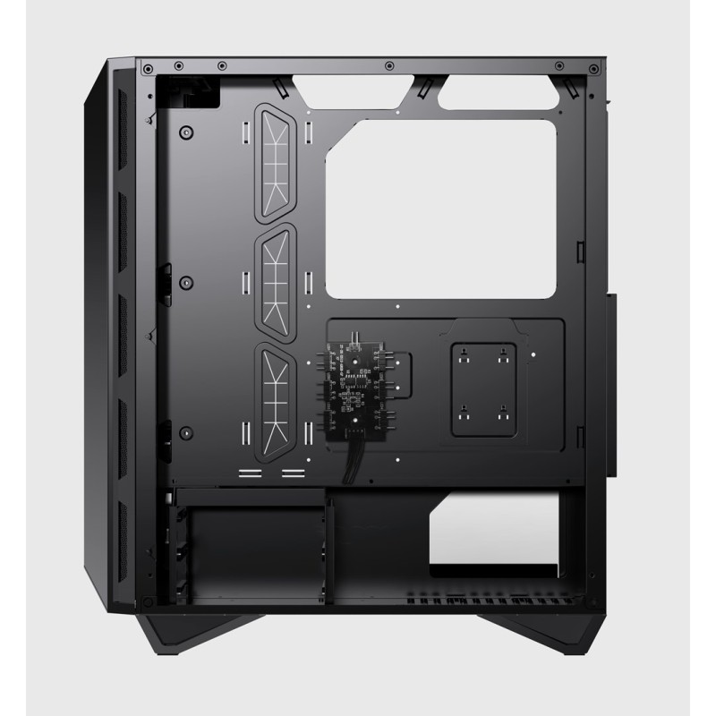 MSI MPG GUNGNIR 110R Mid Tower Gaming Computer Case Black, USB 3.2 Gen2 Type C, 4x 120mm ARGB Fan, Mystic Light Sync, 1 to 6 ARGB Control board, 2x Tempered Glass Panels, ATX, mATX, mini-ITX MSI MPG GUNGNIR 110R Mid Tower Gaming Computer Case Black, USB 3.2 Gen2 Type C, 4x 120mm ARGB Fan, Mystic Light Sync, 1 to 6 ARGB Control board, 2x Tempered Glass Panels, ATX, mATX, mini-ITX