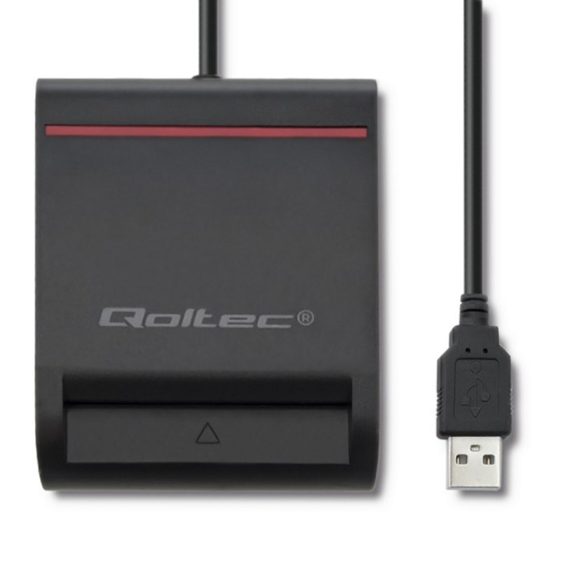 Qoltec Smart chip ID card scanner Qoltec Smart chip ID card scanner