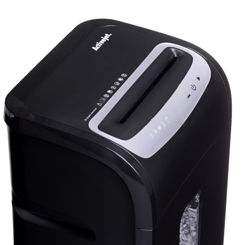 Activejet ASH-2502C Shredder for documents, black color. Activejet ASH-2502C Shredder for documents, black color.