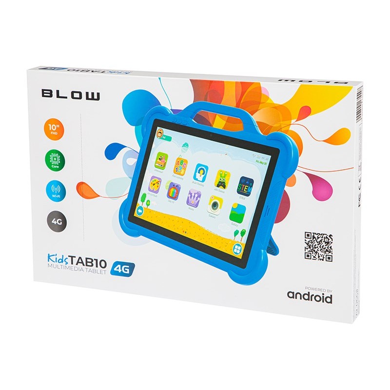 Tablet KidsTAB10 4G BLOW 4/64GB blue + case Tablet KidsTAB10 4G BLOW 4/64GB blue + case