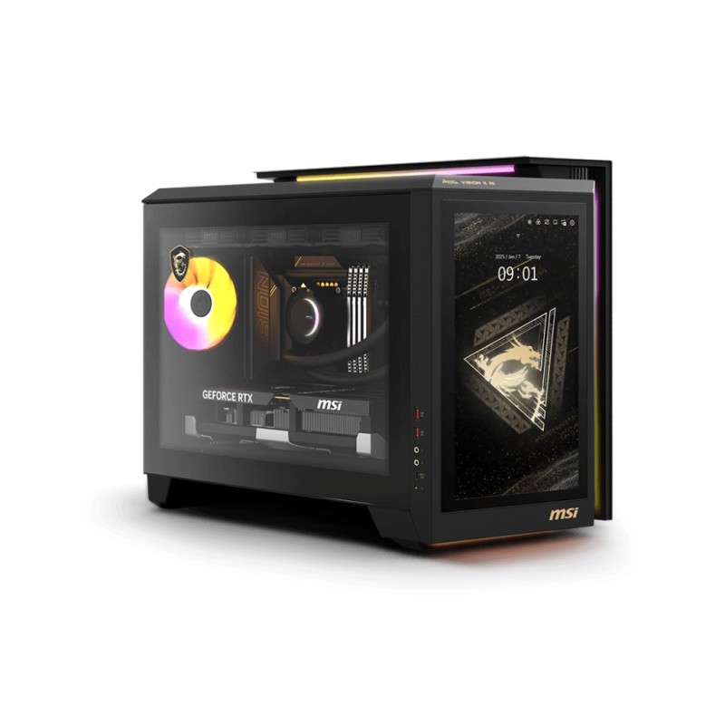 MSI MEG Vision X AI 2NVZ9-003EU Intel Core Ultra 9 285K 64 GB DDR5-SDRAM 2 TB SSD NVIDIA GeForce RTX 5090 Windows 11 Home Desktop PC Black MSI MEG Vision X AI 2NVZ9-003EU Intel Core Ultra 9 285K 64 GB DDR5-SDRAM 2 TB SSD NVIDIA GeForce RTX 5090 Windows 11 Home Desktop PC Black