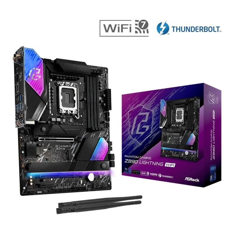 ASRock Z890 Z890 Lightning WiFi Motherboard ASRock Z890 Z890 Lightning WiFi Motherboard