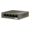 Tenda TEF1105-4-63W network switch Unmanaged Fast Ethernet (10/100) Power over Ethernet (PoE) Desktop/Wall-Mounting Grey Tenda TEF1105-4-63W network switch Unmanaged Fast Ethernet (10/100) Power over Ethernet (PoE) Desktop/Wall-Mounting Grey
