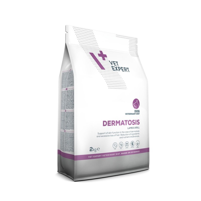 VET EXPERT Veterinary Diet Dermatosis Dog Lamb & Krill - dry dog food - 2 kg VET EXPERT Veterinary Diet Dermatosis Dog Lamb & Krill - dry dog food - 2 kg