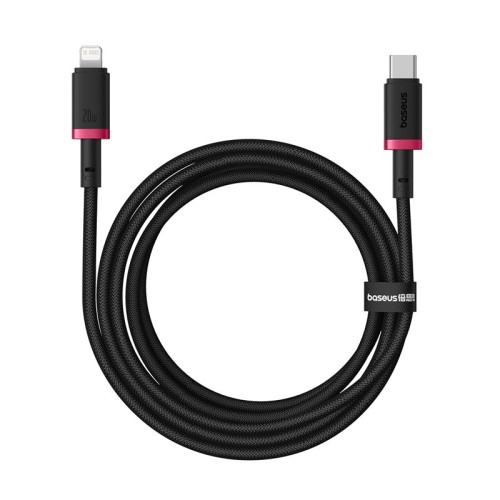 Baseus Dura Type C fast charging cable for iP 20 W 2 m Black, Red Baseus Dura Type C fast charging cable for iP 20 W 2 m Black, Red
