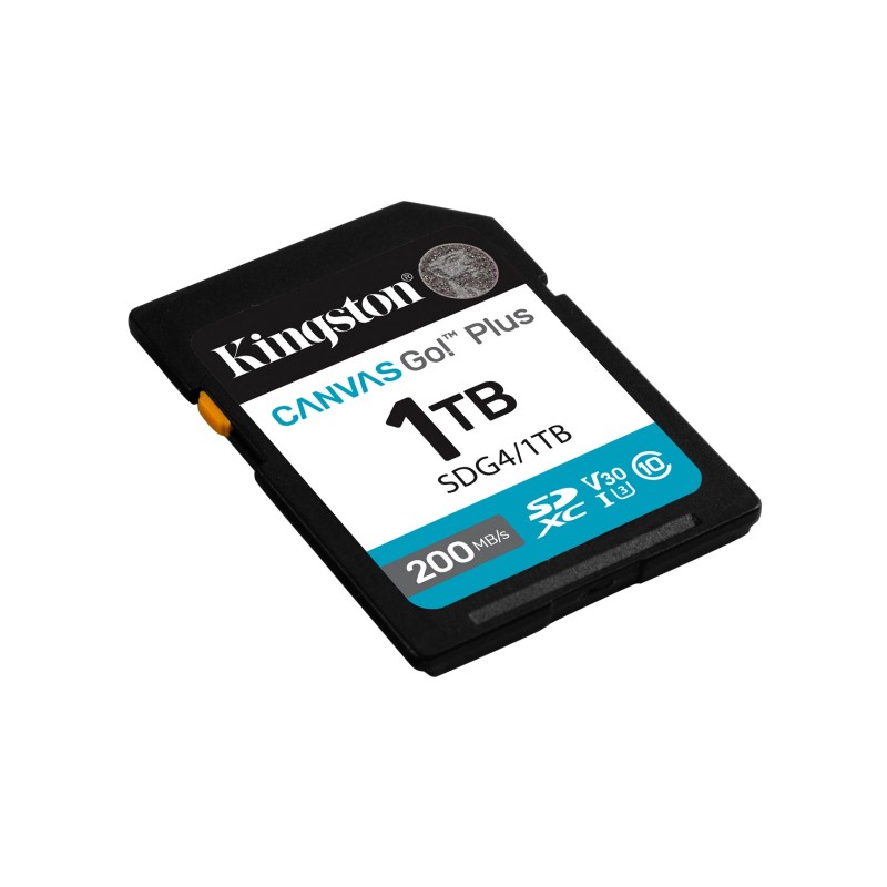 Kingston Technology Canvas Go! Plus 1TB SDXC Canvas Go Plus Gen4 200MB/s C10 UHS-I U3 V30