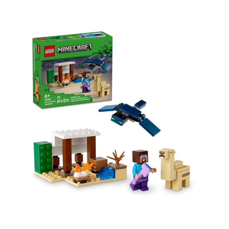 LEGO MINECRAFT 21251 STEVE'S DESERT EXPEDITION LEGO MINECRAFT 21251 STEVE'S DESERT EXPEDITION